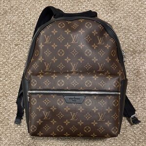 Louis Vuitton Black and Brown Monogram Backpack